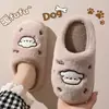 Bonitas zapatillas de algodón para mujer, nuevo estilo invierno 2026, zapatillas de interior para pareja, forradas de felpa, cálidas, de suela gruesa, para uso en casa, zapatillas de invierno para hombre