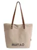Bolsas de Mujer Transfronterizas 2026 Nuevas Bolsas de Lona de Venta Caliente Bolso de Hombro Versátil Casual de Gran Capacidad Bolso Tote de Moda para Viajar