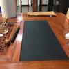 Bandeja de Té de Piedra Natural Negra Dorada Accesorios para Mesa de Té Incrustada para Hogar Cubierta de Piedra Entera Mesa de Té con Fuga