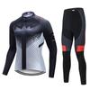 Traje de ciclismo de punto transfronterizo NW de manga larga para carretera y bicicleta de montaña para hombres y mujeres en otoño e invierno