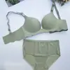 Roupa íntima feminina de peça única sem costura popular da Tmall Calcinhas femininas combinando com sutiã 6101 Shantou