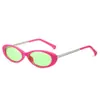 2026 Nuevas Gafas de Sol Ovaladas de Moda Estilo Transfronterizo Similares a Chanel, Personalidad Europea y Americana Sencillas Versátiles Gafas de Sol Más Vendidas