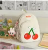 Mochila Anti-Pérdida Nueva Otoño e Invierno 2025 para Niños, Linda Mochila Pequeña para Jardín de Infancia, Niños y Niñas, Pequeña Mochila Escolar de Cereza