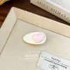 Pinza para el pelo de alta gama estilo coreano con forma de corazón y pedrería, pinza lateral versátil para flequillo y mechones sueltos, accesorio para el cabello para mujer, exclusivamente para ventas transfronterizas