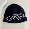 Gorros de Punto Estilo Americano para Otoño e Invierno para Hombres y Mujeres, Gorros de Pareja para Adelgazar la Cara, Gorros Cálidos para Proteger los Oídos del Frío, Gorros Versátiles tipo Beanie, Modernos