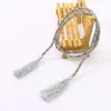 Correas Creativas Sencillas Modernas para Cortinas, Cuerdas para Cortinas, Cordones para Cortinas, Correas de Cortina, Cuerdas Trenzadas, Almacenamiento con Borlas Decorativas