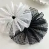 Super Hada Malla Blanca Encaje Lazo para el Cabello Cuerda para el Cabello Femenino Gama Alta Primavera Nuevo Lunares Flor Accesorios para el Cabello