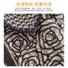 Pañuelo de Seda Lino Camelia Blanco y Negro Estilo Occidental Pañuelo Cuadrado Pequeño Pañuelo Delgado para Mujer Decoración con Pañuelo de Traje Chal
