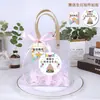 Bolsa de Dulces para Boda Souvenir Creativo para Dama de Honor Bolsa de Regalo Transparente Bolso de Mano para Cumpleaños Boda Estilo Ins