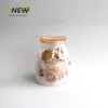 Lata de Plástico con Forma Especial de 1270 ml, Lata Sellada de PET de Alta Transparencia de Grado Alimenticio, Lata de Empaque Espiral para Té de Flor de Nuez