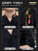Ropa de trabajo de chef de catering, manga larga, otoño e invierno, ropa de cocina de hotel para restaurante occidental, ropa de trabajo de cocina impermeable y a prueba de aceite, manga corta.