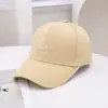 Boné de Baseball Masculino Novo Estilo Coreano Bordado com Letras para Primavera e Verão Feminino Versátil Aba Larga Língua de Pato Rosto Chapéu Casual