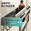Estante de Almacenamiento para Baño de Aluminio Espacial Montado en Pared Sin Taladro Estante para Inodoro Tocador Organizador de Baño