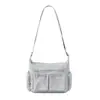 Bolso para Mamá Estilo Nuevo, Bolso Cruzado, Bolso de Hombro de Gran Capacidad para Mujer, Bolso de Tela de Nylon con Múltiples Compartimentos, Bolso Casual, Bolso Grande para Mujer