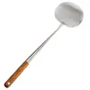 Espátula para champiñones extra larga de acero inoxidable, espátula de cocina engrosada, cuchara grande de cocina para el hogar, cuchara de cocina especial para chef