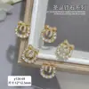 Copos de Nieve Navideños Circonita Joyería Arte de Uñas Diamante Lote Completo Diamante Brillante Dorado y Plateado Guirnalda de Lazos Campana Accesorios para Uñas
