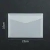 Envelopes de papel glassine transparente fosco de alto valor em estoque convite de cartão postal de casamento retrô armazenamento de envelope translúcido