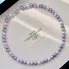 Collar Hecho a Mano con Perlas de Imitación Ins Fresco y Dulce con Cierre de Lingote Diseño de Cadena para Suéter, Suministro Directo de Fábrica, Perlas de Imitación Hechas a Mano