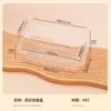 Caja de embalaje para pasteles de durazno, caja de plástico transparente para snacks de mochi, caja de embalaje para pasteles chinos hechos a mano para hornear, estilo Río Luxi