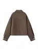 Comercio Exterior Venta al por mayor Transfronteriza Spot Otoño 2025 Nuevo Estilo Europeo y Americano Chaqueta Casual Holgada Retro para Mujer Chaqueta