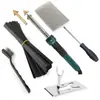 Pistola de Soldadura para Reparación de Parachoques de Coche, Clavo de Soldadura, Máquina de Soldadura de Plástico, Herramienta de Alisado, Reparación de Plástico, Espátula para Reparación de Grietas
