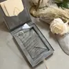 Caixa de Presente de Veludo Cinza Personalizada Atacado Convite de Casamento de Veludo Luxuoso Convite de Acrílico Cartão de Casamento