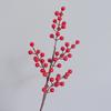 Fruta de la Fortuna Simulada Hojas de Eucalipto Ginkgo Festival de Primavera Bendición Festiva Decoración de Cubeta Bayas Rojas Acebo Flores Artificiales