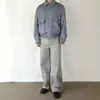 2026 Comercio Exterior Jeans Khaki de Pierna Ancha de Moda Versátiles Ajuste Delgado Holgado Estilo Retro Americano para Hombre en Stock