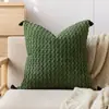 Capa de Almofada de Veludo com Franjas Estilo Transfronteiriço Capa de Almofada de Sofá Decoração de Casa Estilo Nórdico (Inserção de travesseiro não incluído)