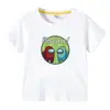 Ropa infantil Among Us camiseta de verano de manga corta para niños y niñas camiseta básica de dibujos animados camiseta de manga corta para bebé top de moda