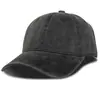Gorra de Algodón Lavado Primavera y Verano Combinación Perfecta Mezclilla Retro Parte Superior Suave Protector Solar Gorra de Béisbol Gorra Lavada con Recubrimiento Antiguo