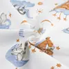 Franela de Algodón Tejido Estampado de Dibujos Animados Terciopelo Terciopelo Cepillado Tela para Pijamas y Ropa de Casa para Niños