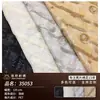 Jiaxin Tejido y Bordado Primavera y Verano 2021 Nuevo Europeo y Americano Malla de Poliéster con Lentejuelas Oblicuas Bordadas Doradas Tela para Vestido de Mujer