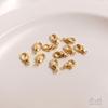 Retenção de cor 14K ouro 18K ouro real fecho de lagosta joias pulseira acabamento conexão fecho de mola acessórios faça você mesmo material