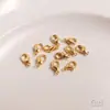 Preserva a Cor Ouro 14K Preenchido Ouro 14K Real Fecho Lagosta Pulseira de Joias Conexão Final Fivela de Mola Acessórios DIY Material