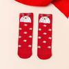 Meias Zhuji Amazon Comércio Exterior Vermelho Meias Longas para Mulheres, Ano do Zodíaco Natal Meias de Meia-Panturrilha Atacado Transfronteiriço Casual