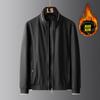 Chaqueta de Cuello de Moda para Hombre Primavera y Otoño Nueva Moda Juvenil Sencilla Combinable Casual Ropa de Trabajo en Equipo con Logotipo Chaqueta