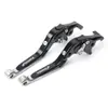 Aplicable a Honda NWG150 NWT150, esta es una palanca de freno y embrague plegable ajustable de seis velocidades, manija de freno de mano CNC