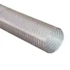 Tubo de Aire de Poliuretano PU Manguera de Alambre de Acero Manguera Industrial para Carpintería Máquina de Grabado Tubo de Ventilación Transparente Telescópico Manguera Telescópica Alta