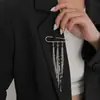 Acessórios Transfronteiriços Europeus e Americanos, Broche Multifuncional de Avião Coração para DIY, Broche de Alfinete com Franja de Cristal Hip-Hop Personalizado