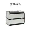 Caja de Maquillaje Portátil de Aleación de Aluminio de Gran Capacidad, Caja para Tatuaje, Arte de Uñas, Extensión de Pestañas y Herramientas de Belleza, Caja de Maquillaje Portátil Multifuncional