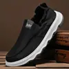 Tênis Masculino de Lona de Seda Gelada, Novos Tênis Slip-On Quentes de Venda no Inverno, Tênis Esportivos Casuais, Sapatos de Pano Old Beijing