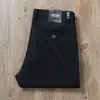 Calça Casual Masculina de Nylon Elástico Fina Elegante para o Verão, Lisa, Fresca, Não Amassa, Antirrugas, Reta, para Negócios