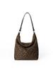 2024 Otoño e Invierno Nuevo Bolso Tote Portátil de Ante para Mujer Leopardo Diseño Nicho Corea del Sur Elegante Bolso de Hombro Cruzado