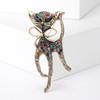 Chaqueta casual estilo coreano broche de animal cárdigan suéter que combina con todo ramillete decorativo alfiler fijo anti-exposición