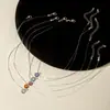 Joyería Europea y Americana Simple y de Moda Lágrimas de Sirena Collar Elástico Invisible Exquisito Collar Versátil Exportación al por Mayor