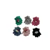 Nuevos Guantes de Cinco Dedos de Dibujos Animados de Hongos Lindos para Otoño e Invierno Estilo Occidental Cálidos de Punto para Dedos de Bebé para Niños y Niñas