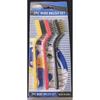 Três cores de 7 polegadas fogão a gás, cozinha escova de limpeza, fogão, remoção de ferrugem escova de limpeza, fio de cobre, fio de aço inoxidável, fio de nylon, fio
