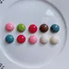 Accesorios de Resina Redondos Semicírculo con Laca Brillante Hechos a Mano Creativos DIY Pasador para el Cabello Funda para Teléfono Móvil Hebilla de Zapato Material Decorativo