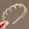 Tiara de dentes alta estilo coreano, fresca e delicada, modelo novo 2026, tiara especial para lavar o rosto, acessório de cabelo, presilha de cabelo